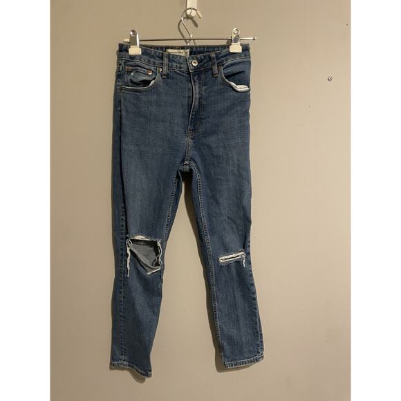 ABERCROMBIE &‎ FITCH THE The Skinny High RISE Jeans SIZE 26/2 Curve Love - Picture 1 of 6